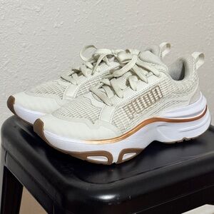 Puma Softride Divine Vapor Grey Gold Gum